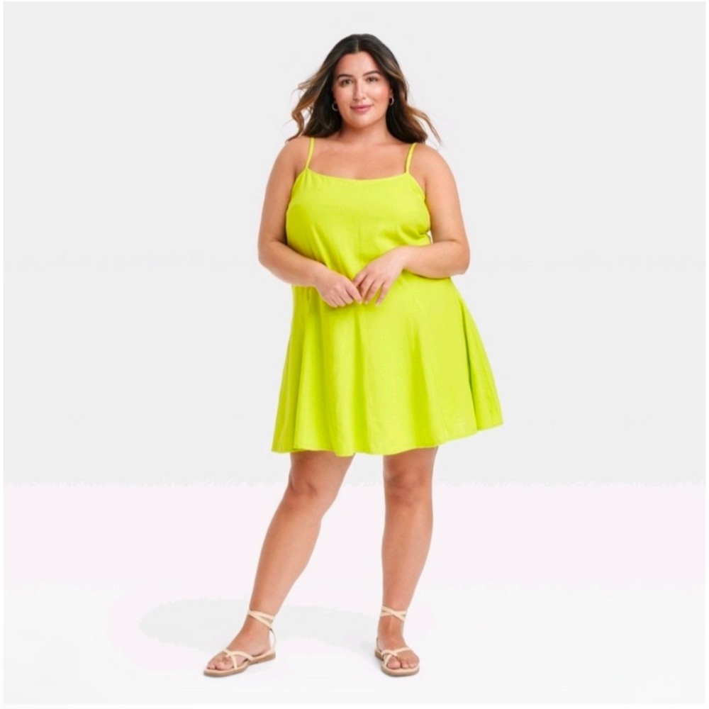 A New Day Women’s Beach Bungalow Linen Mini Dress